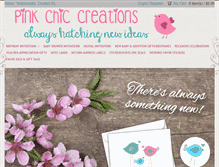 Tablet Screenshot of littlepinkchic.com